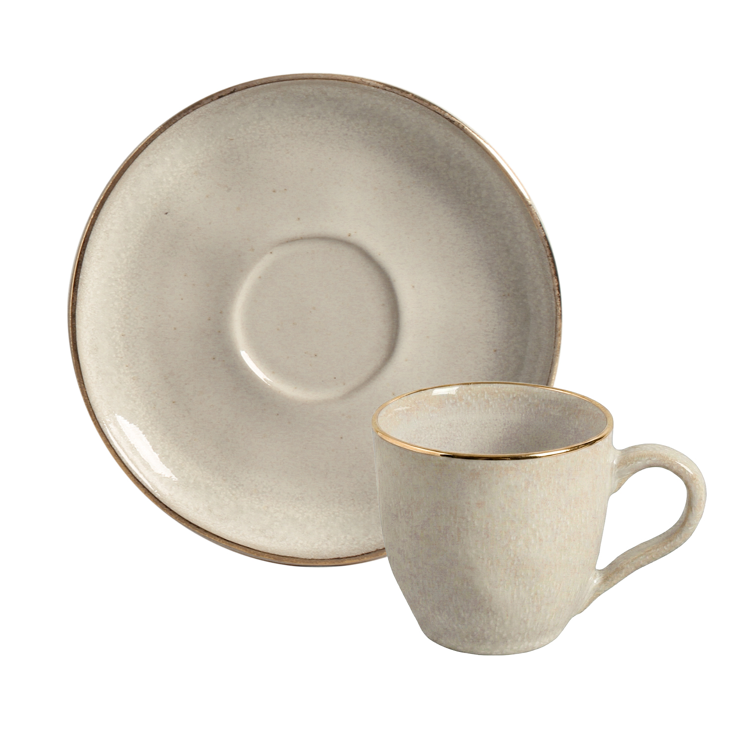 Bio Tea Cup And Saucer 170ml Sol Gold