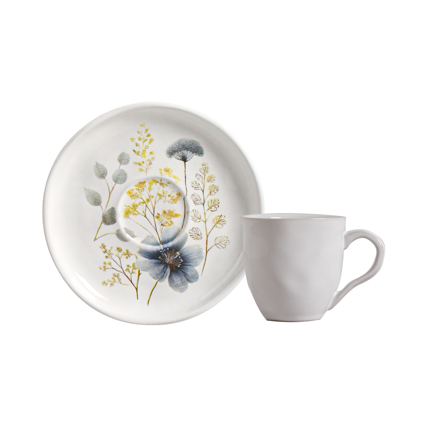 Bio Coffee Cup And Saucer 120ml Bella