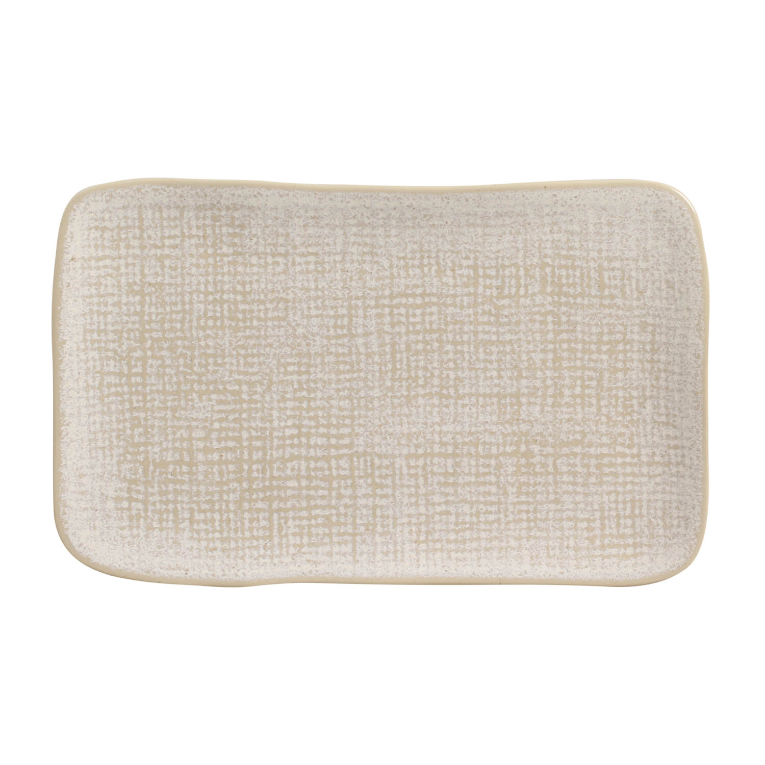 Juta Rectangular Platter 27x16cm Latte