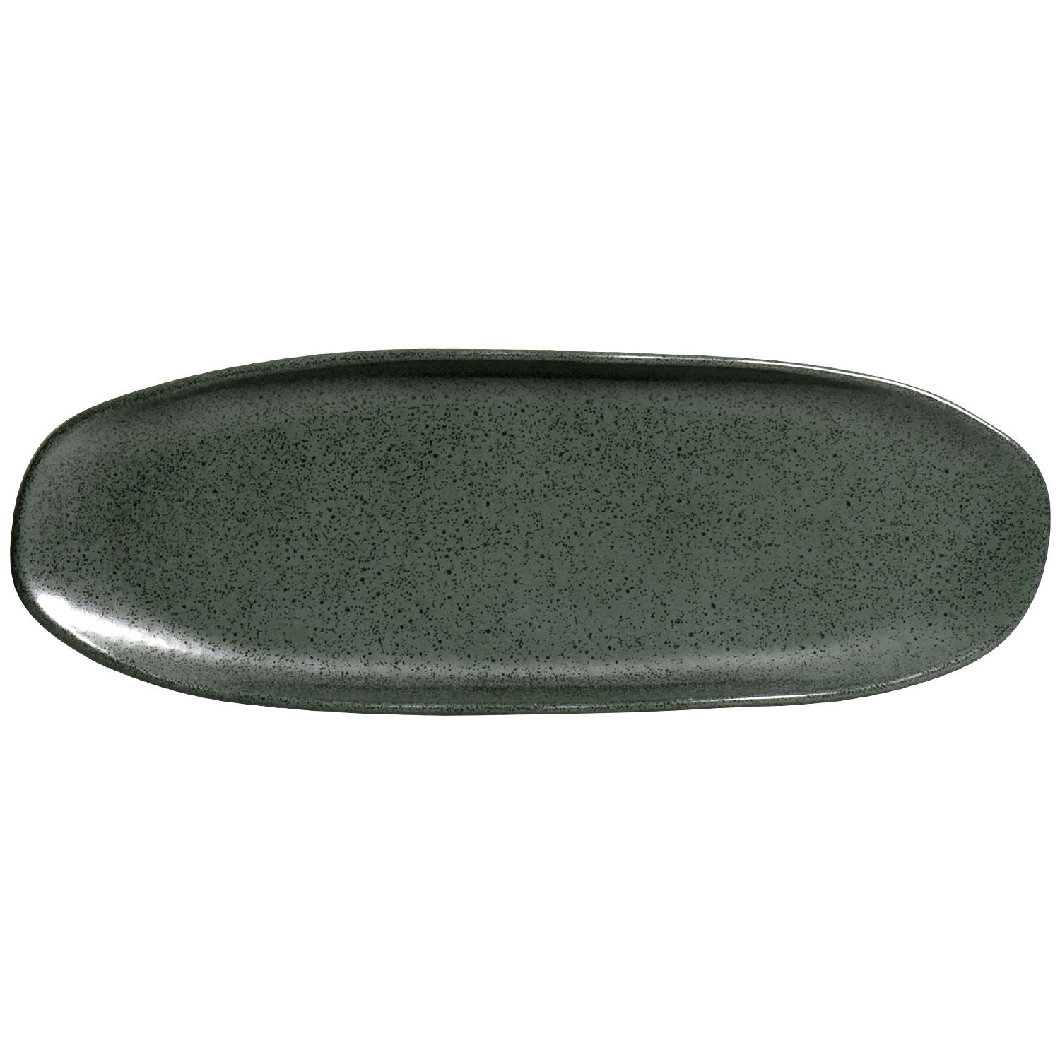Organic  Oval Platter 36x13cm Greenery