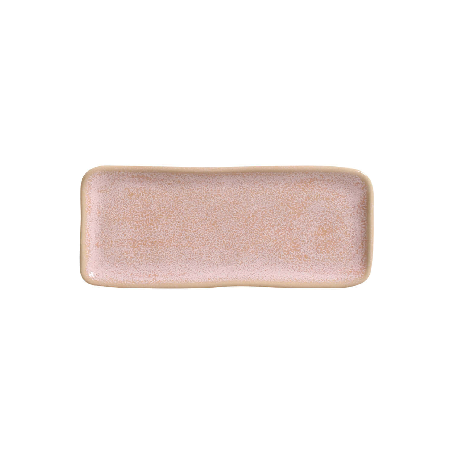 Organic Rectangular Platter 22x9.5cm Litchi