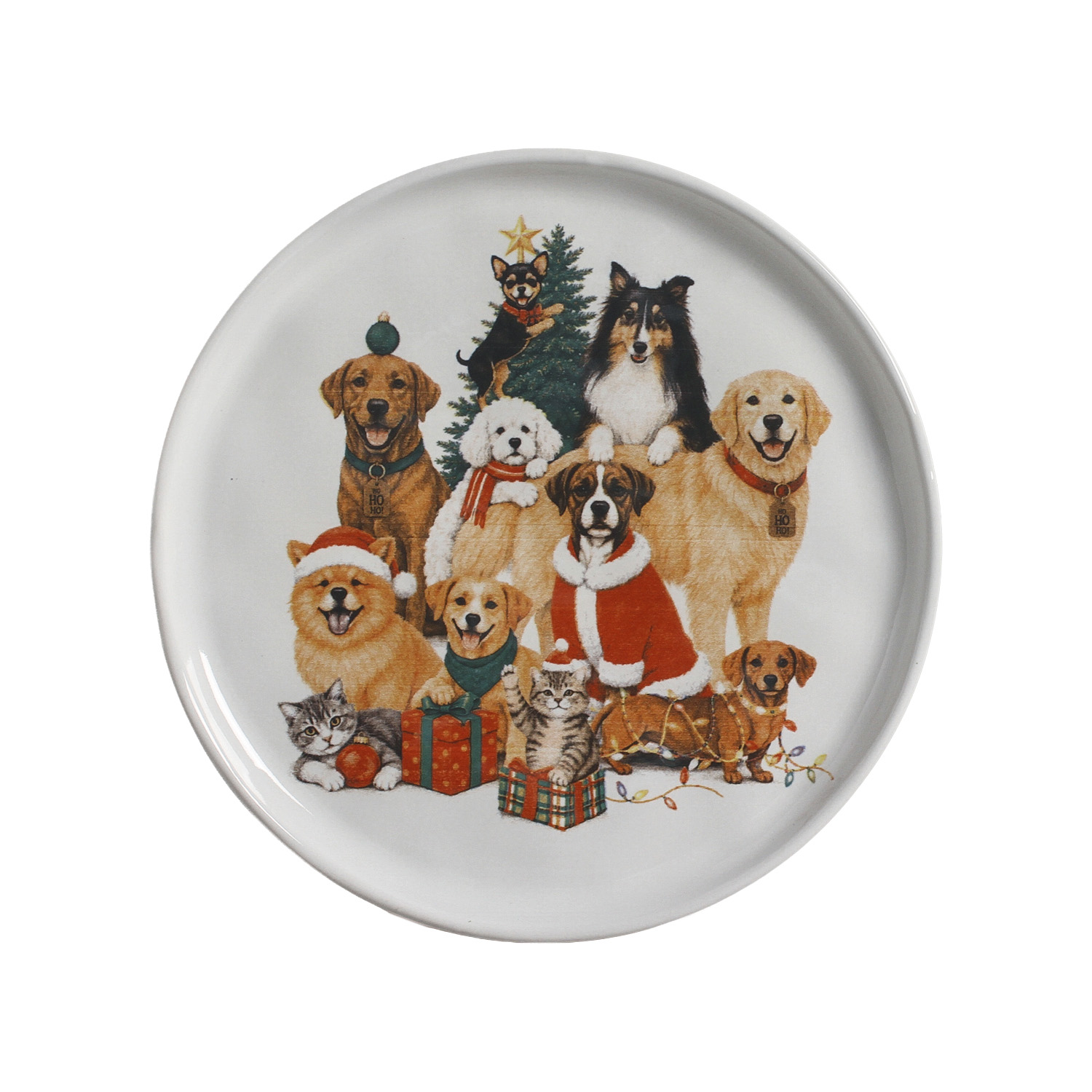 Bio Dessert / Salad Plate 21.5cm Pet Christmas