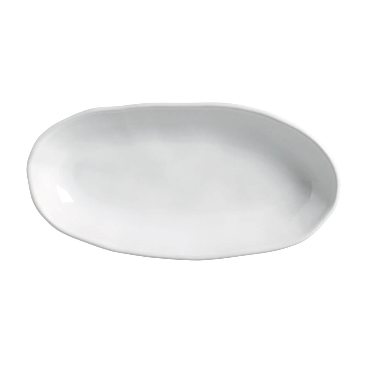 Organic Deep Oval Platter 32x16cm 650ml New White