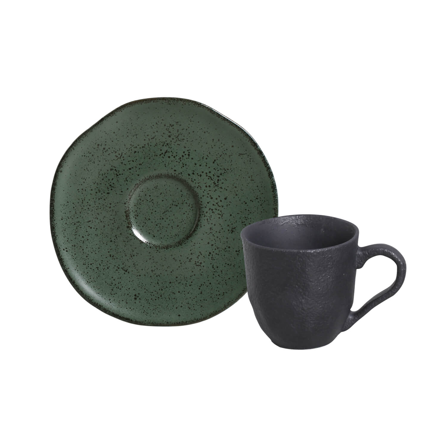 Organic Coffee Cup And Saucer 120ml Arauco