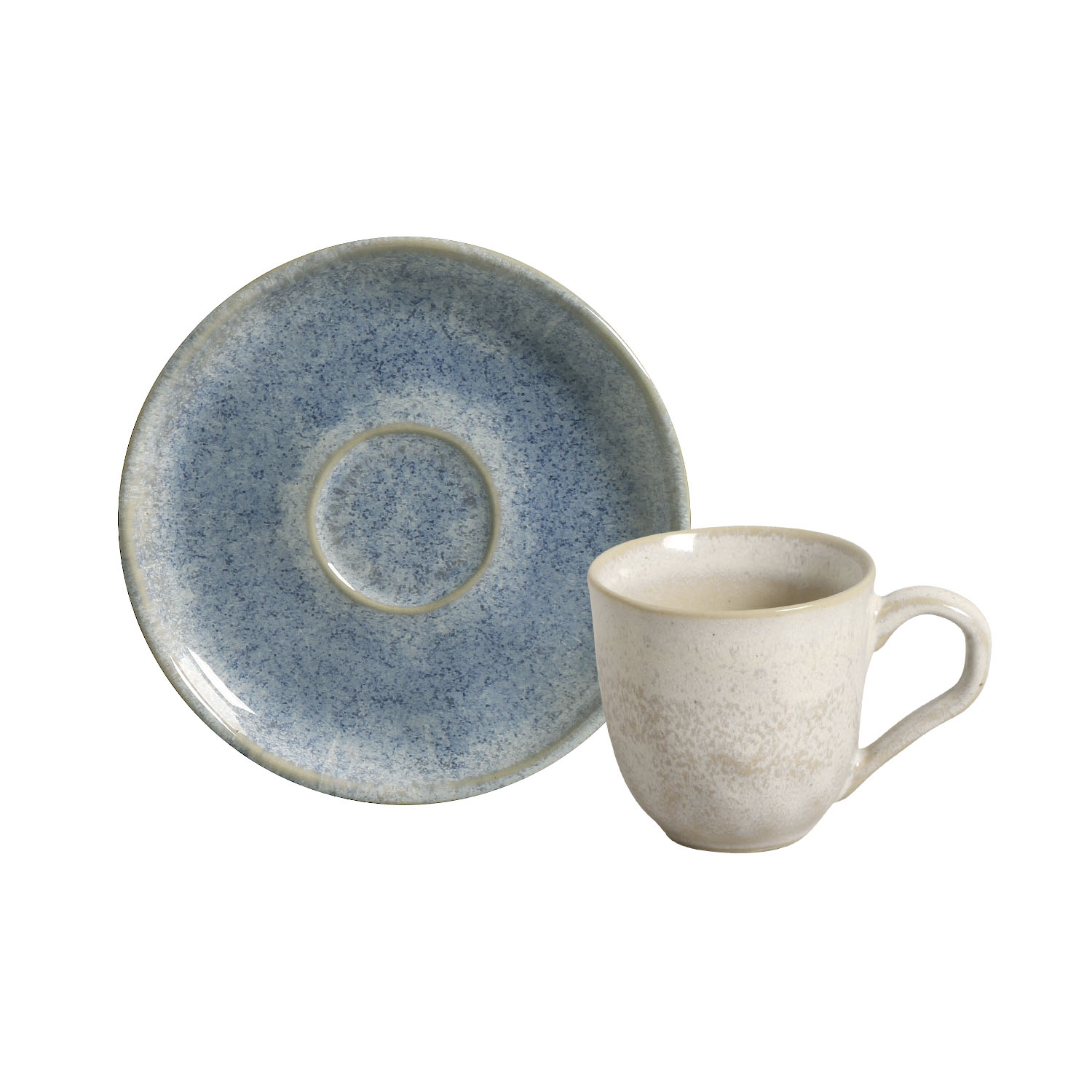 Bio Coffee Cup And Saucer 120ml Wave