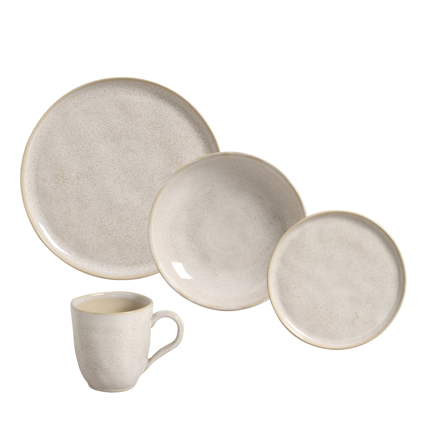 Bio 16 Pc Dinnerware Set Latte