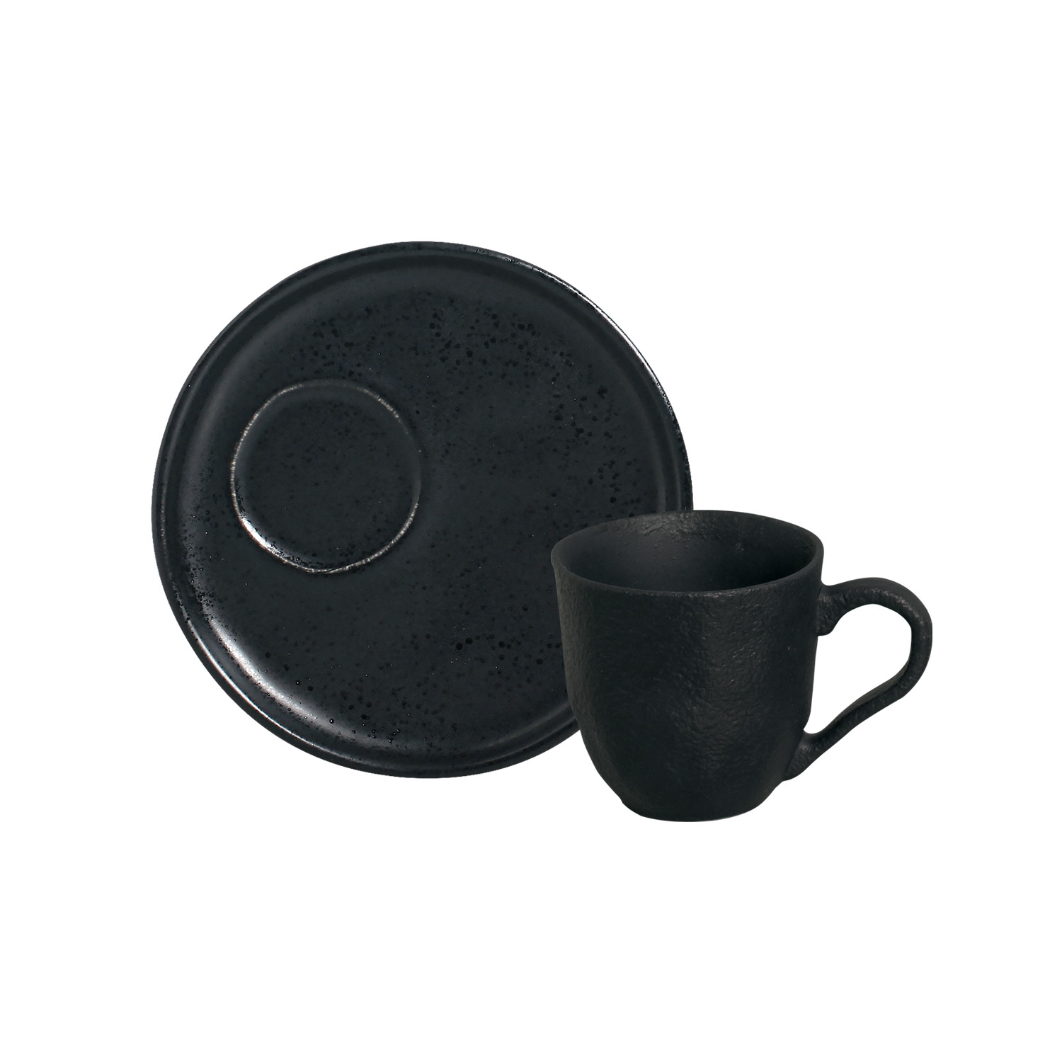 Bio Coffee Cup And Saucer 70ml Eclipse