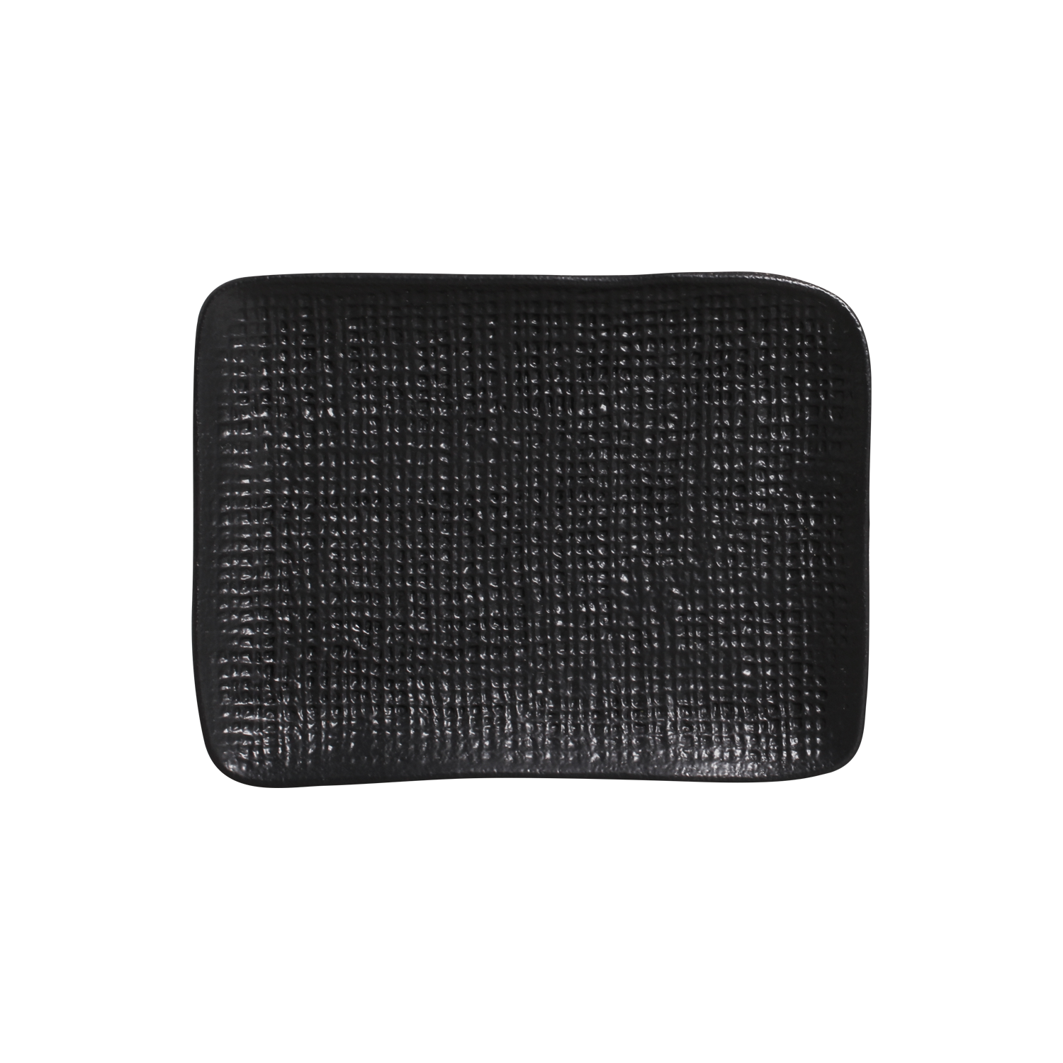Juta Rectangular Platter 18x14cm Preto Matte