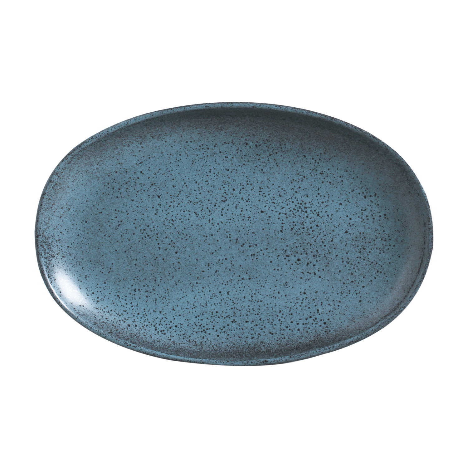 Organic  Oval Platter 30x20cm Night Sky