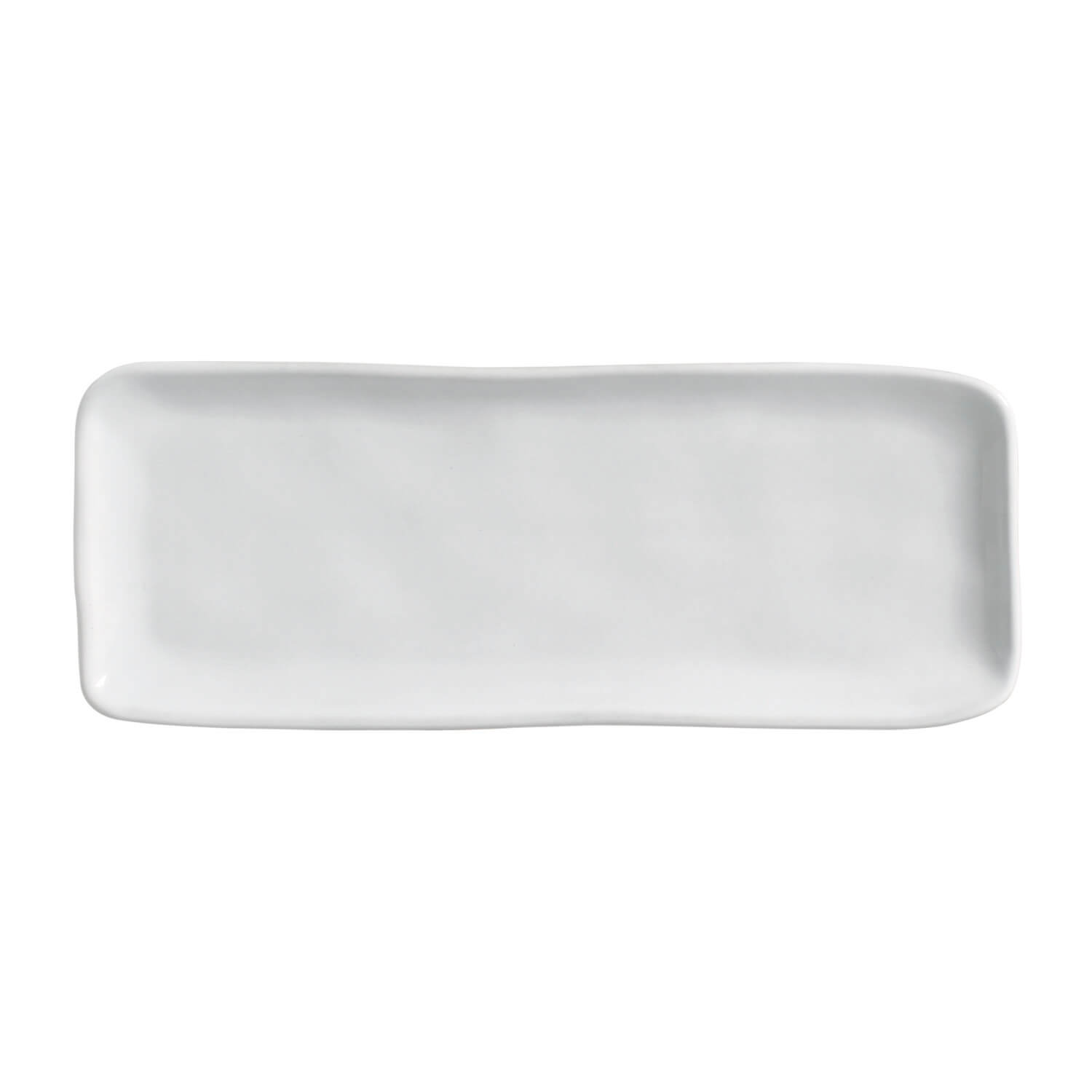 Organic Rectangular Platter 33x13cm New White