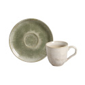 Bio Coffee Cup And Saucer 120ml Moss