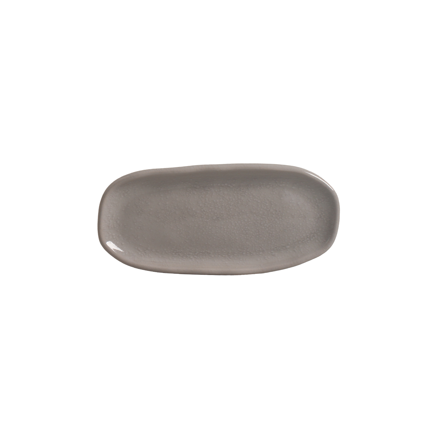 Organic  Oval Platter 16.5x8cm Bruma