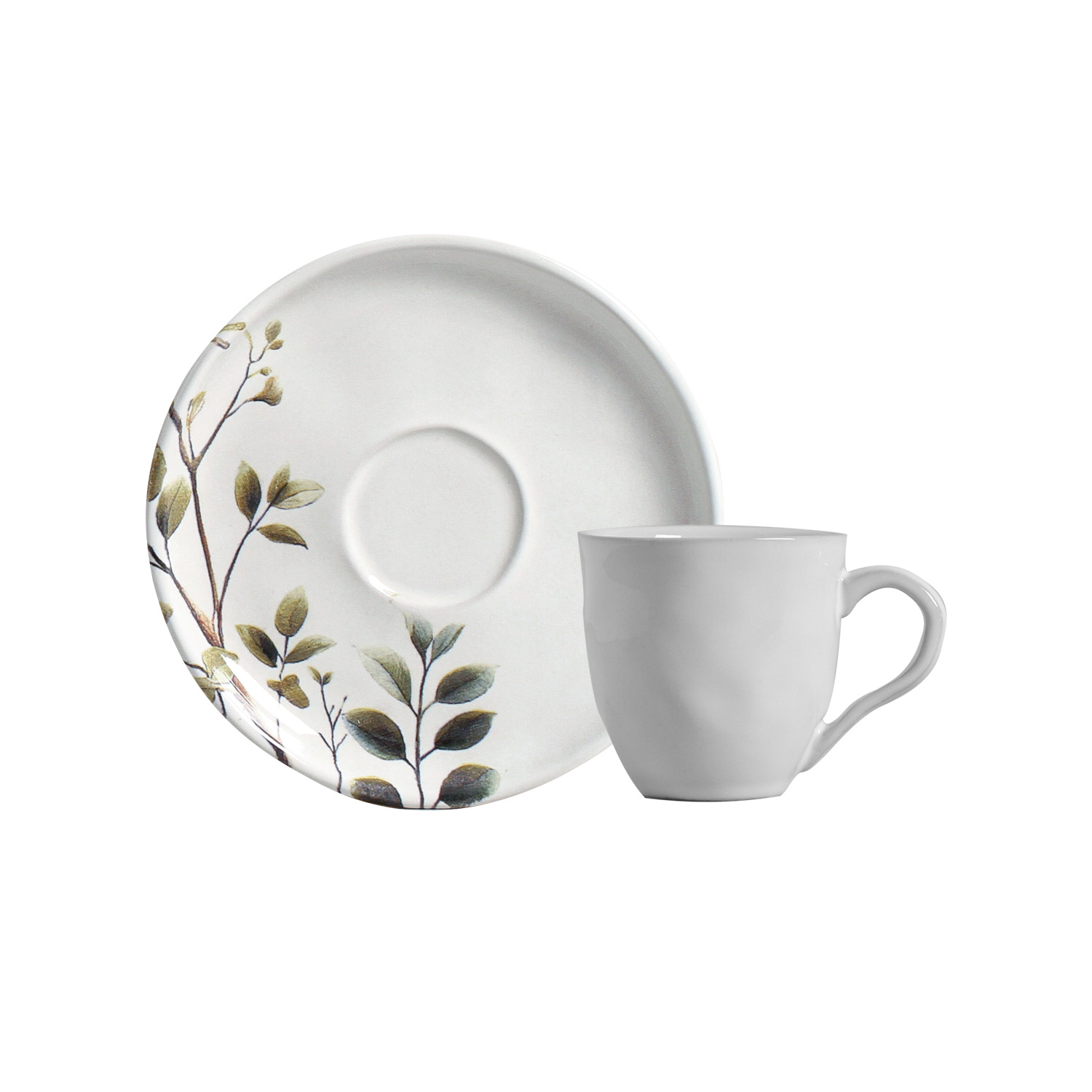 Bio Coffee Cup And Saucer 120ml Birdy