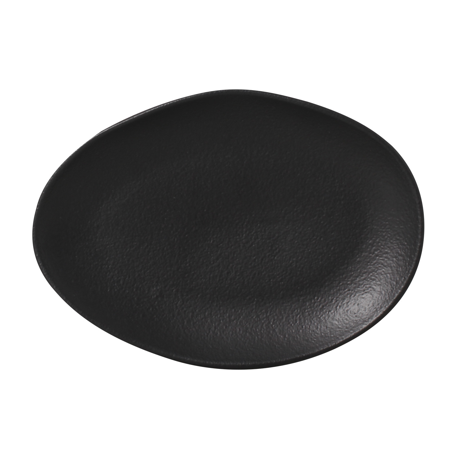 Organic Dessert / Salad Plate 22.5cm Preto Matte
