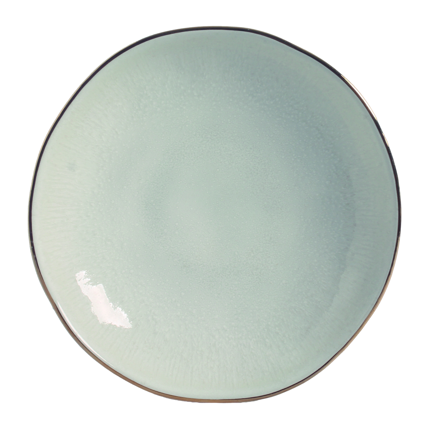 Organic Soup Plate / Bowl 21.2cm Lua Gold