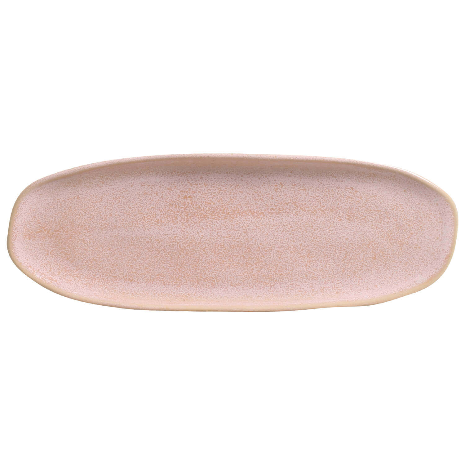 Organic  Oval Platter 36x13cm Litchi