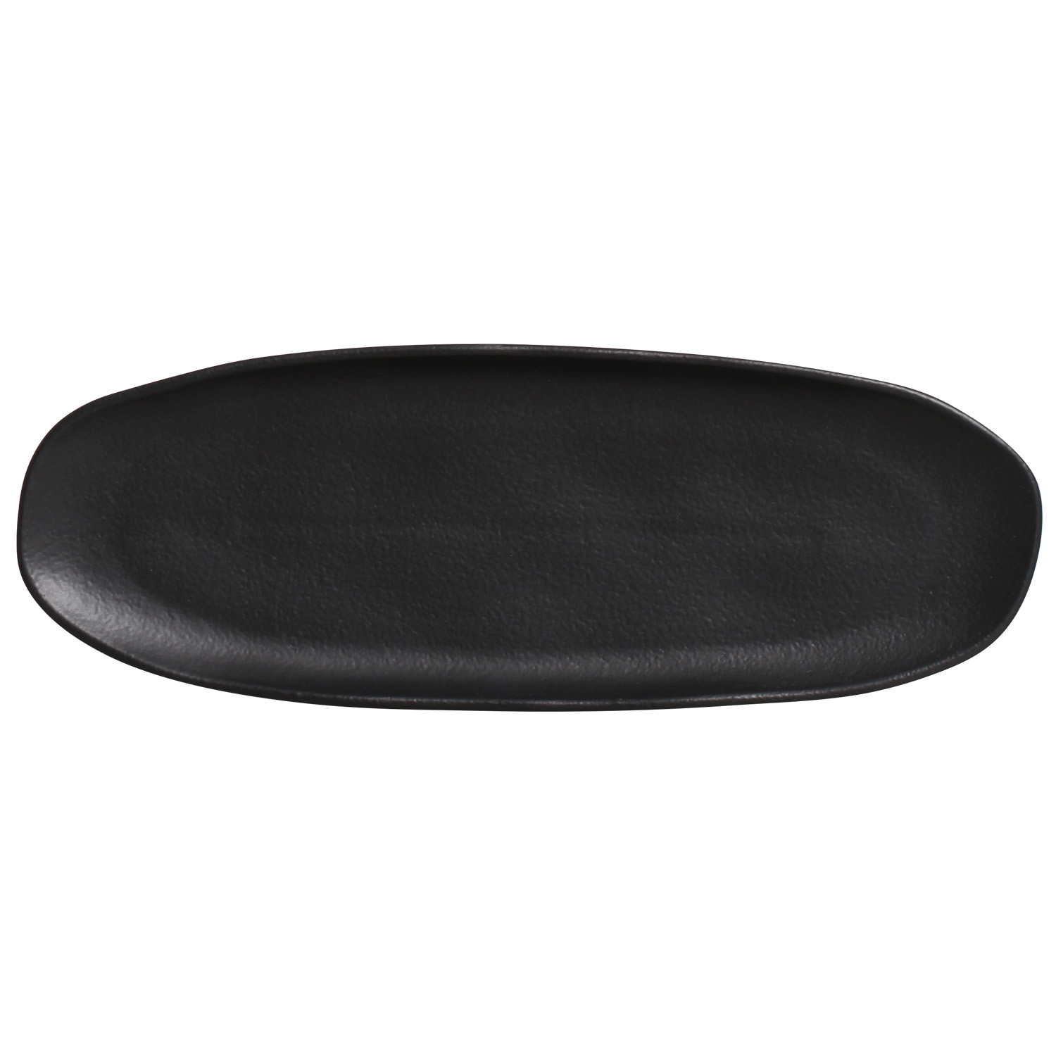 Organic Oval Platter 36x13cm Preto Matte