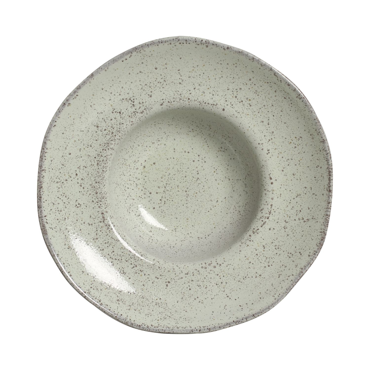 Organic Deep Rim Plate 25cm 266ml Pistache