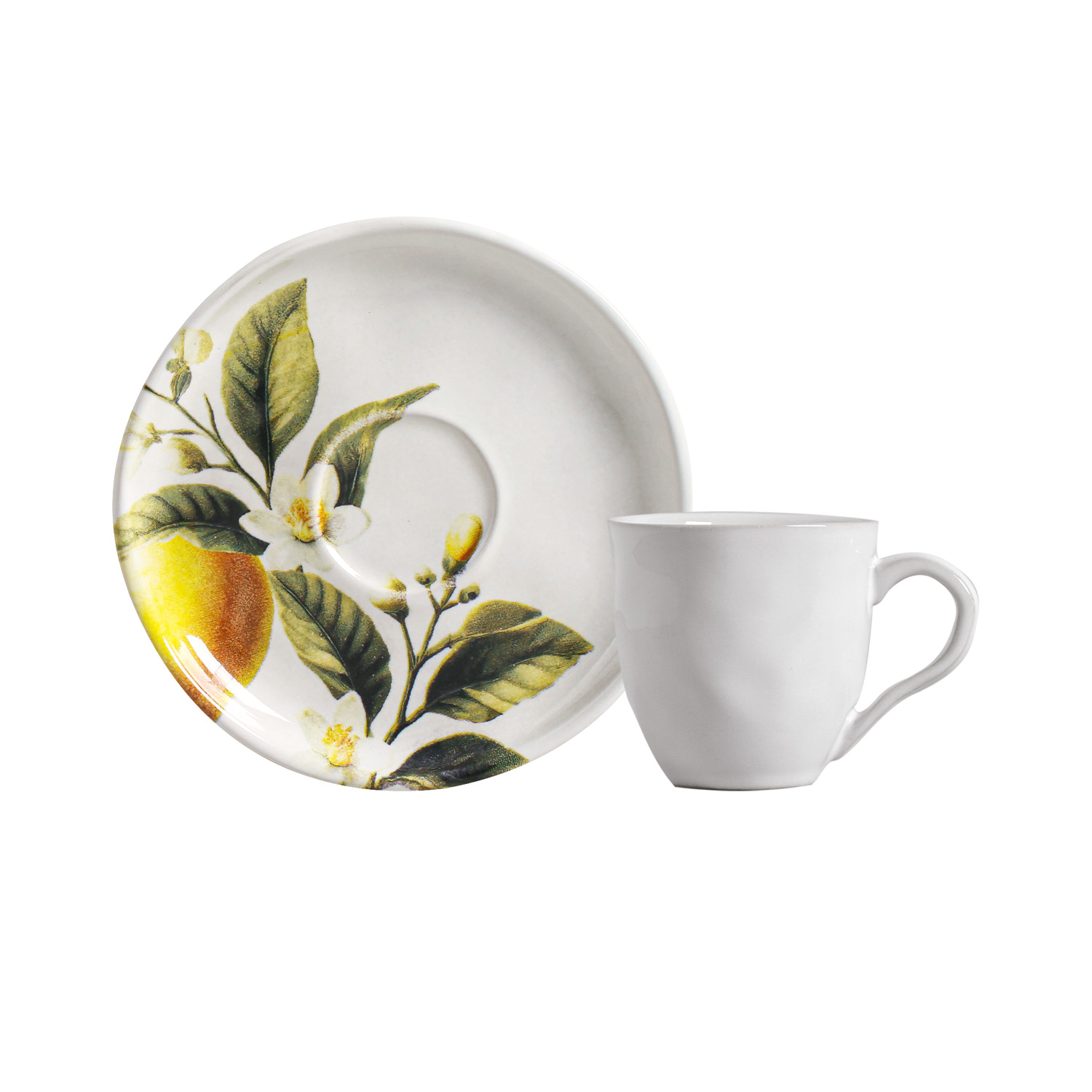 Bio Coffee Cup And Saucer 120ml Limonata
