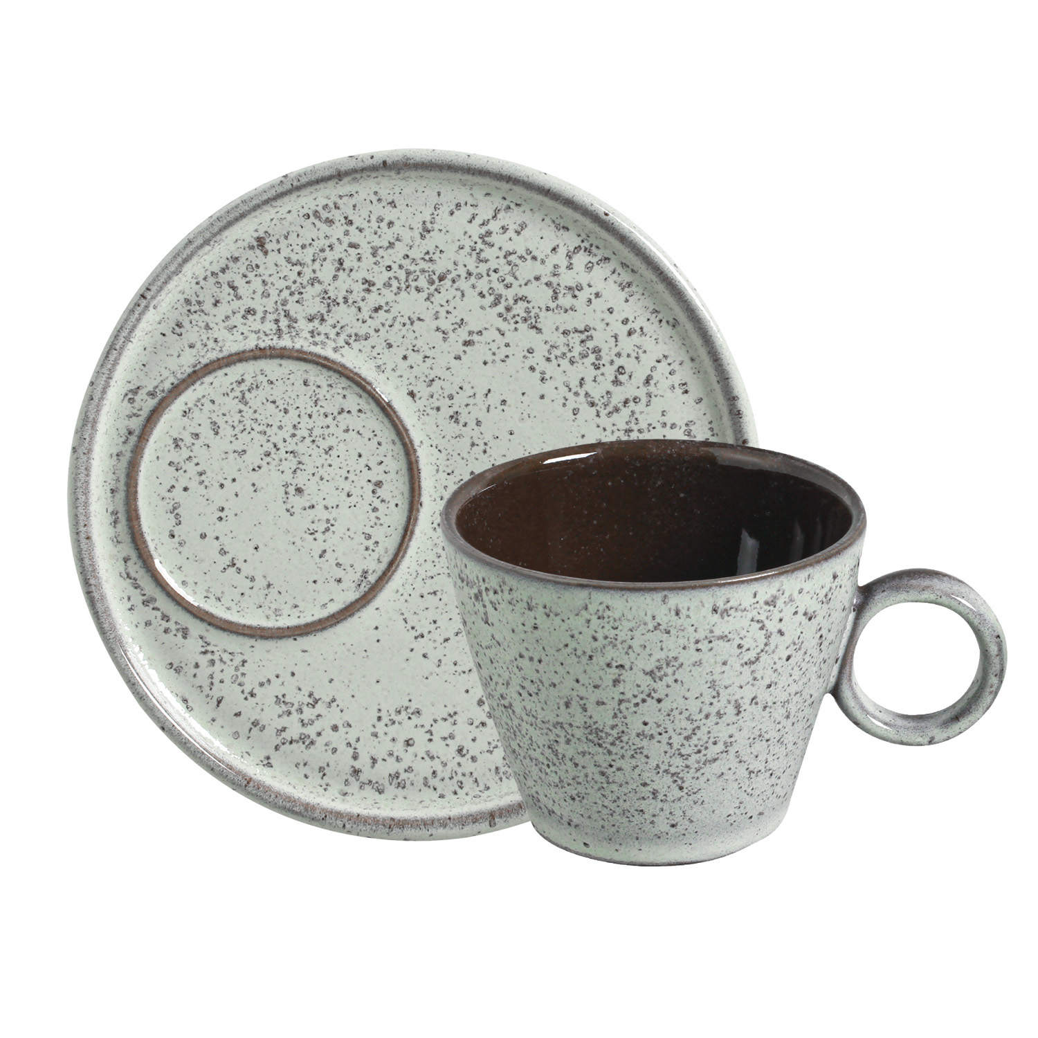Neo Tea Cup And Saucer 210ml Pistache