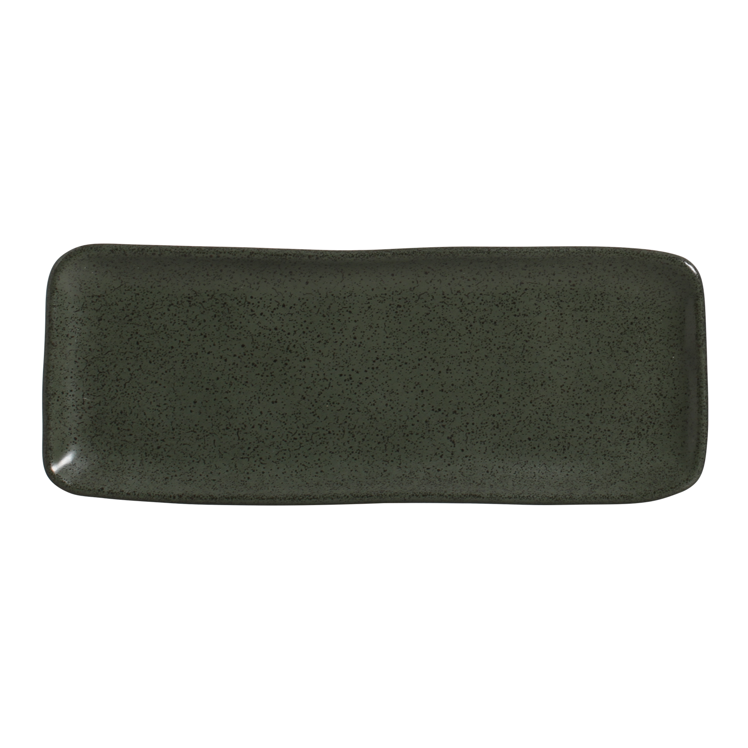 Organic Rectangular Platter 22x9.5cm Greenery