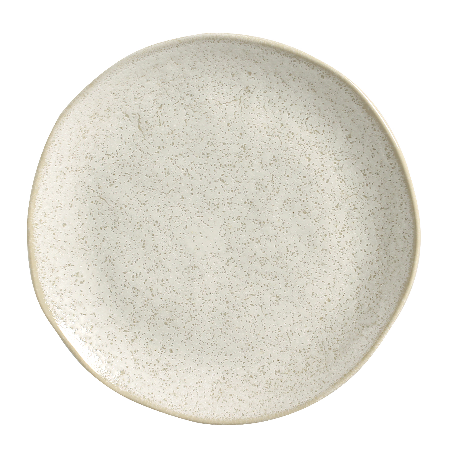 Organic Dinner Plate 26.5cm Vanilla