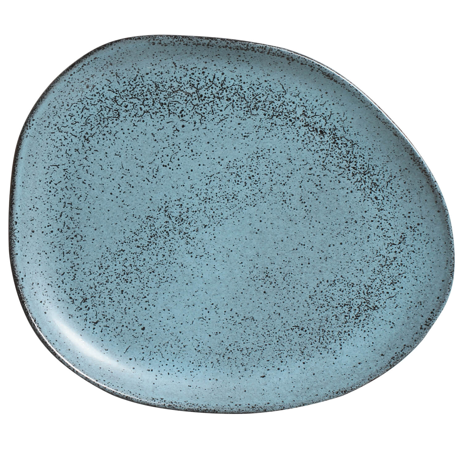 Organic Oval Dinner Plate 31cm Night Sky