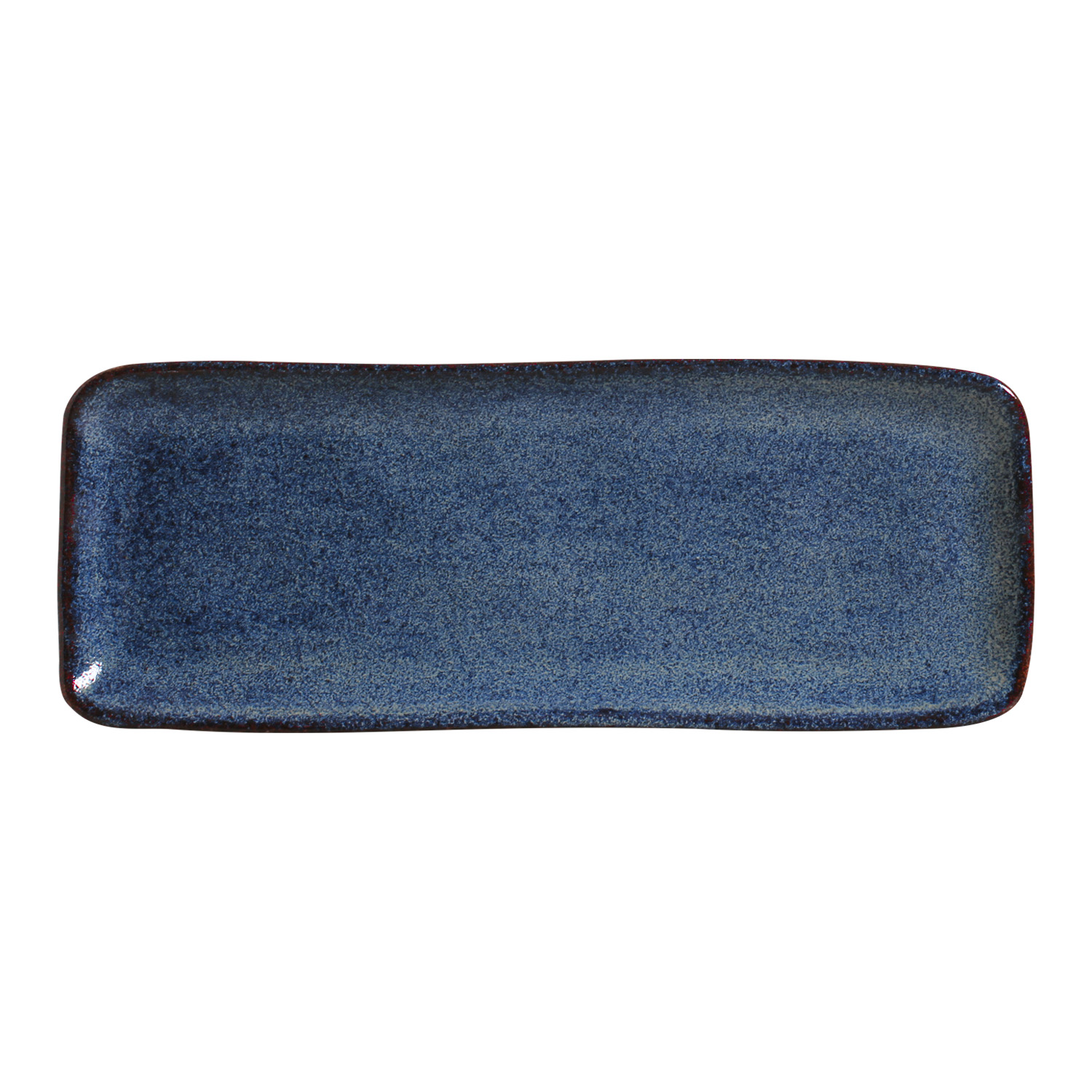 Organic Rectangular Platter 33x13cm Titanium