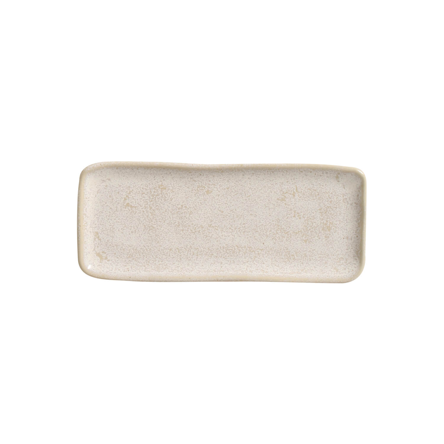 Organic Rectangular Platter 22x9.5cm Latte