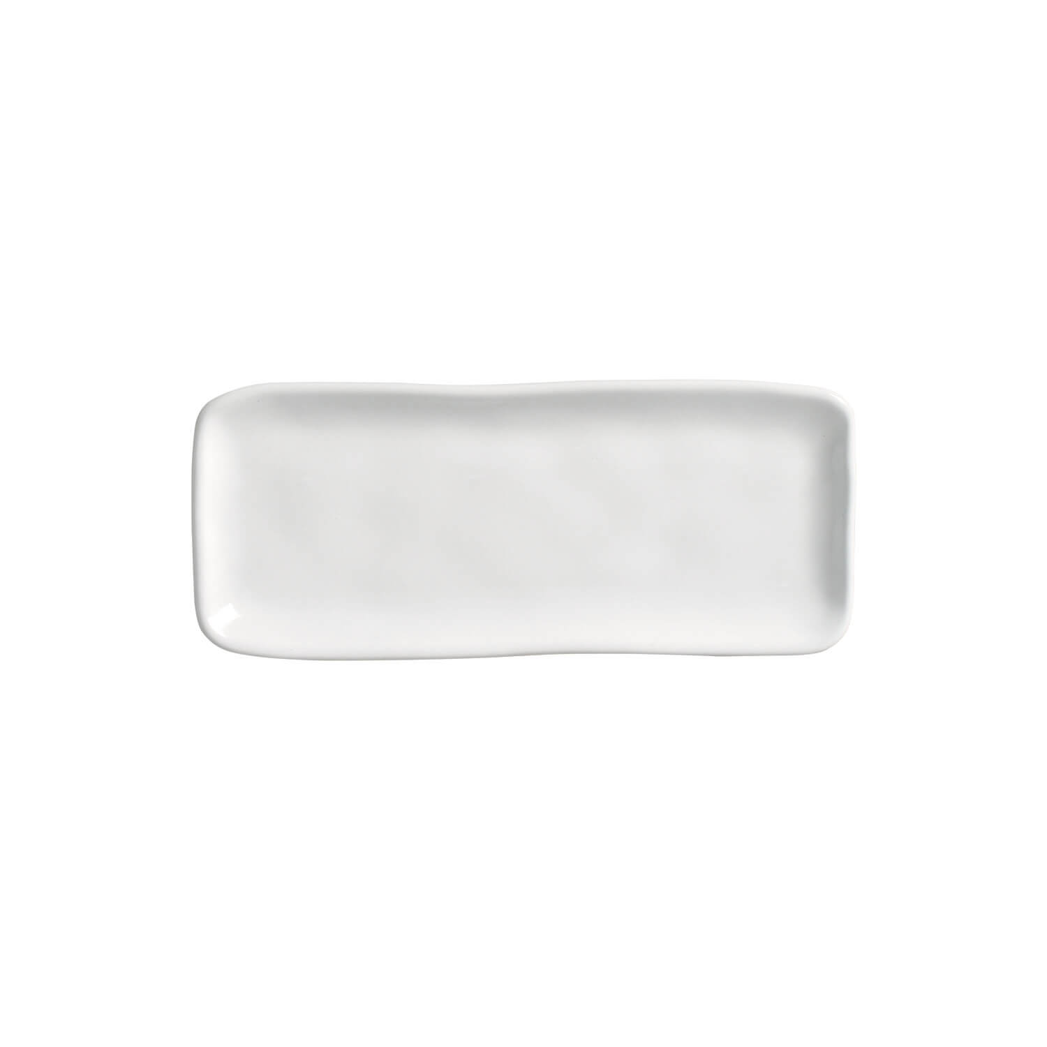 Organic Rectangular Platter 22x9.5cm New White