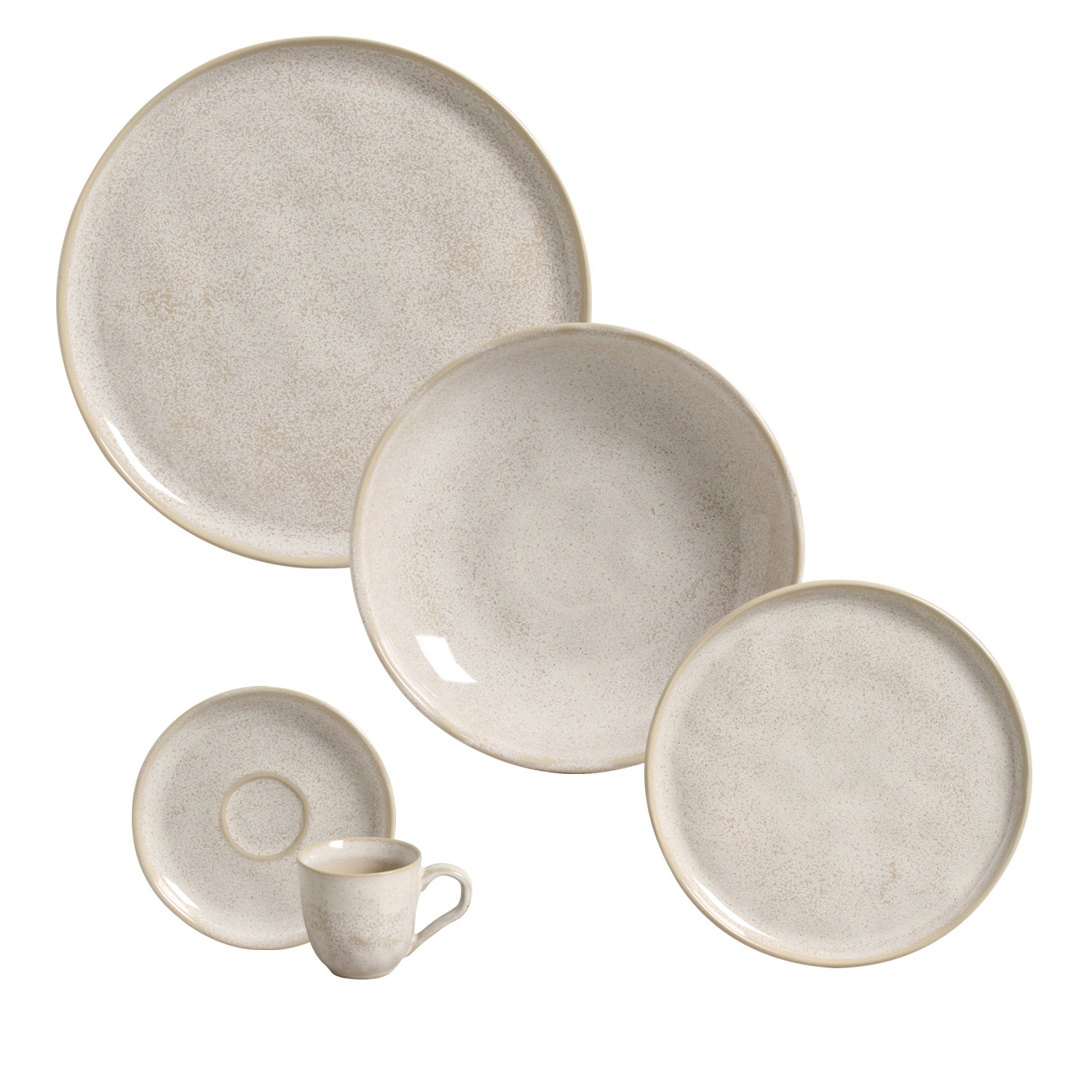 Bio 30 Pc Dinnerware Set Latte