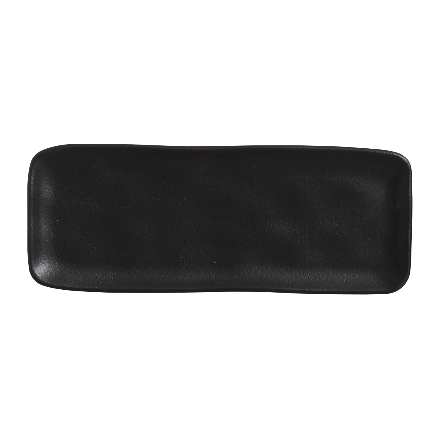 Organic Rectangular Platter 22x9.5cm Preto Matte