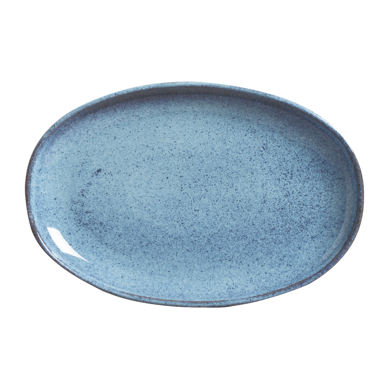 Organic  Oval Platter 30x20cm Breeze