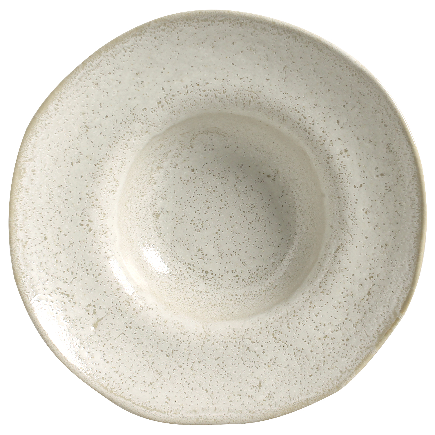 Organic Deep Rim Plate 28cm 450ml Vanilla
