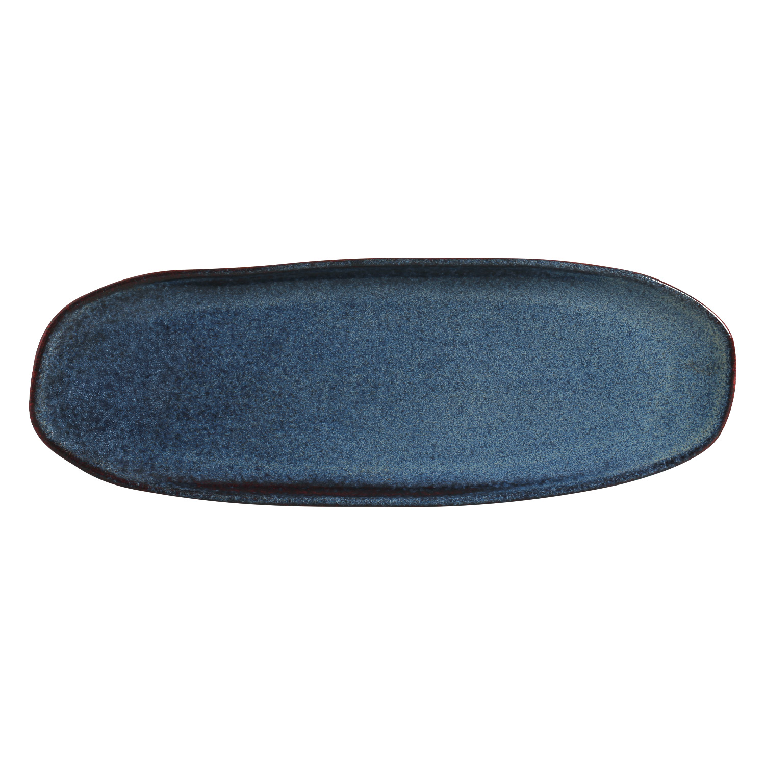 Organic  Oval Platter 36x13cm Titanium