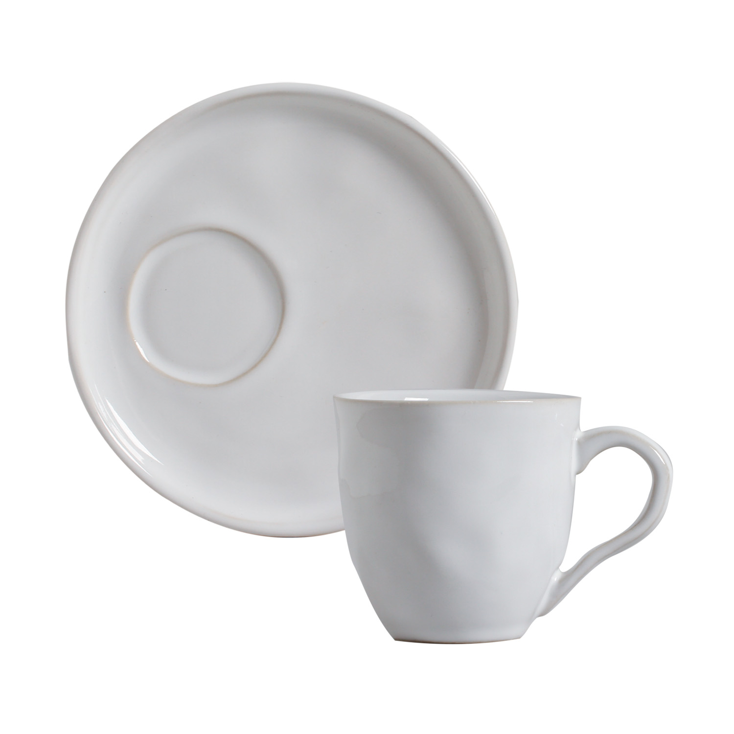 Bio Tea Cup And Saucer 170ml New White