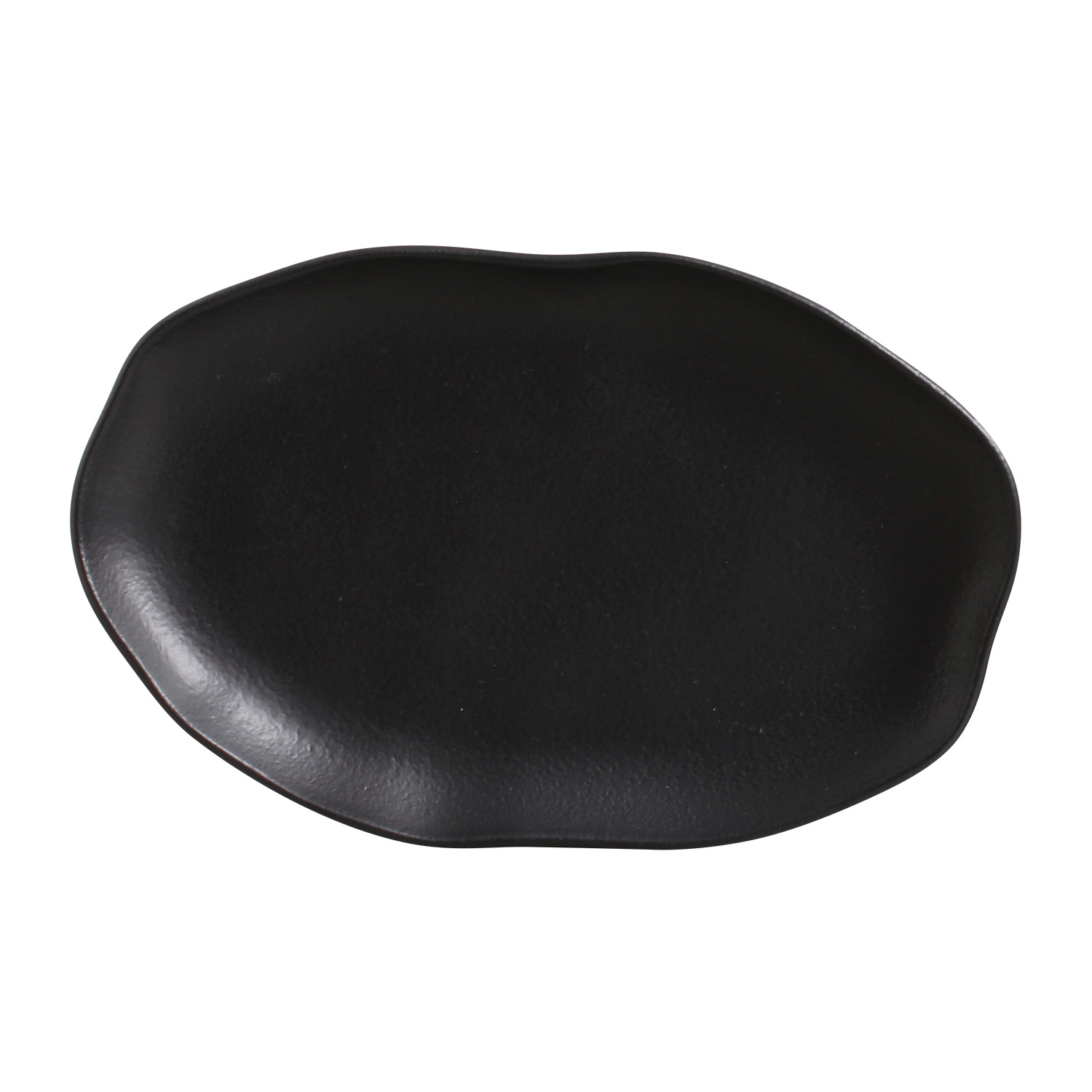Bio Oval Platter 30x20cm Preto Matte