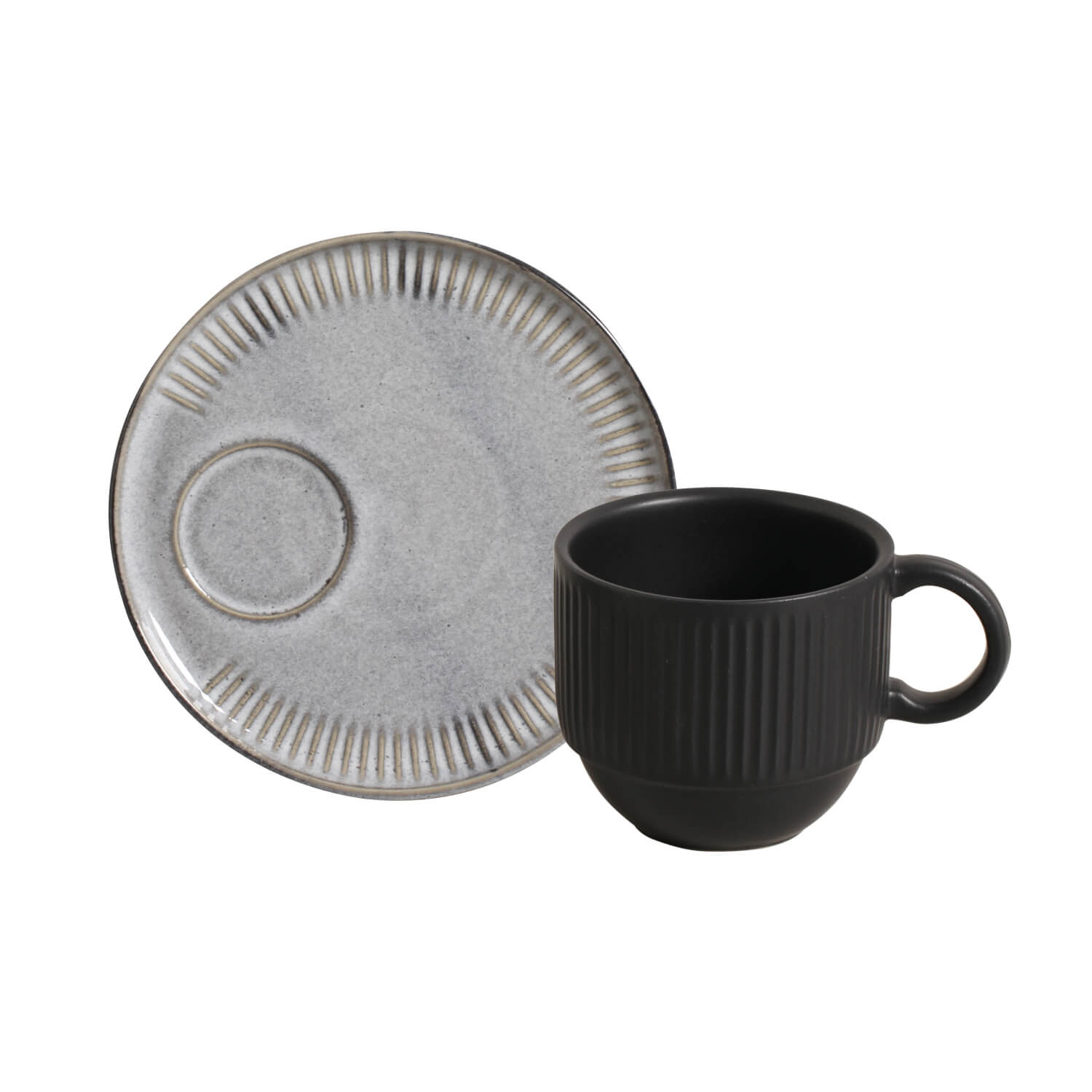 Linhas Tea Cup And Saucer 230ml Dust