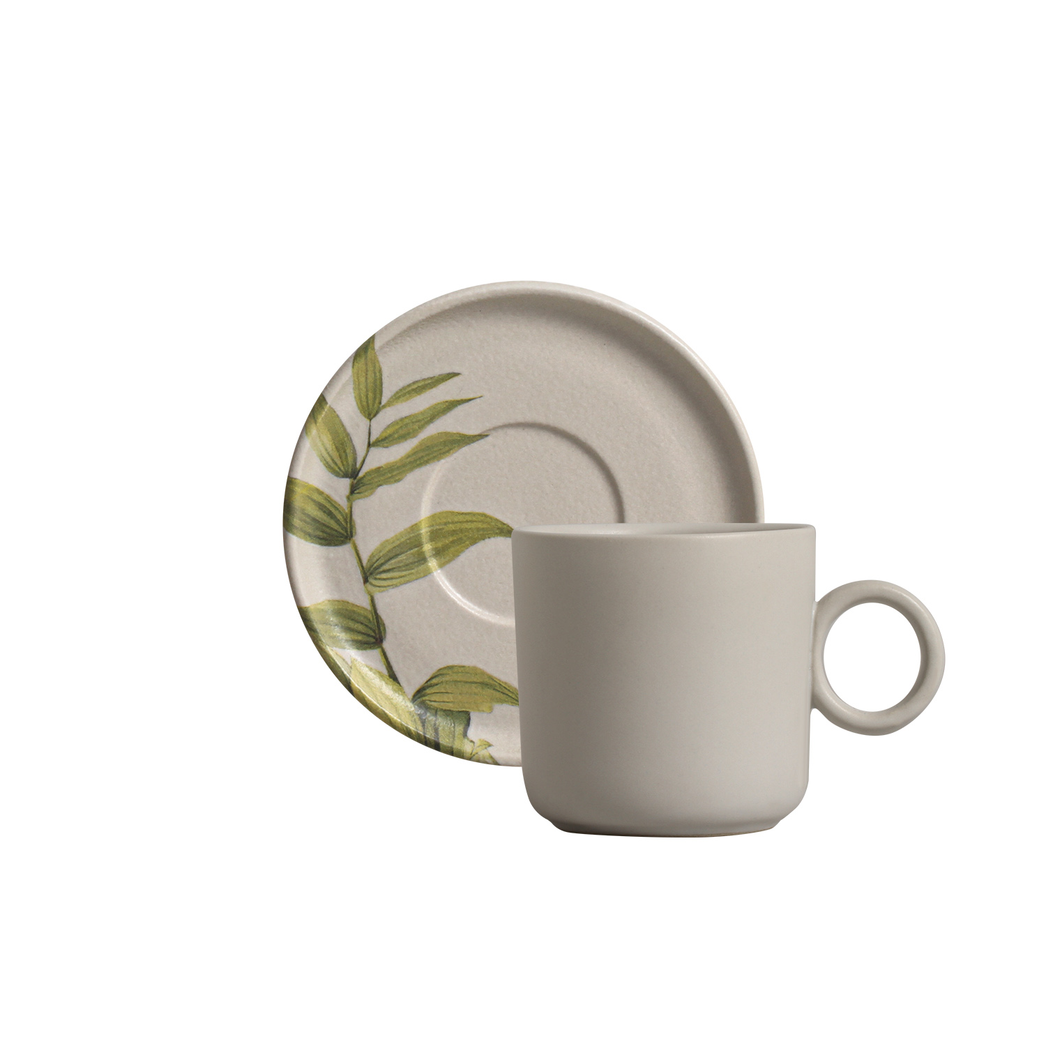 Basic Tea Cup And Saucer 150ml Relax