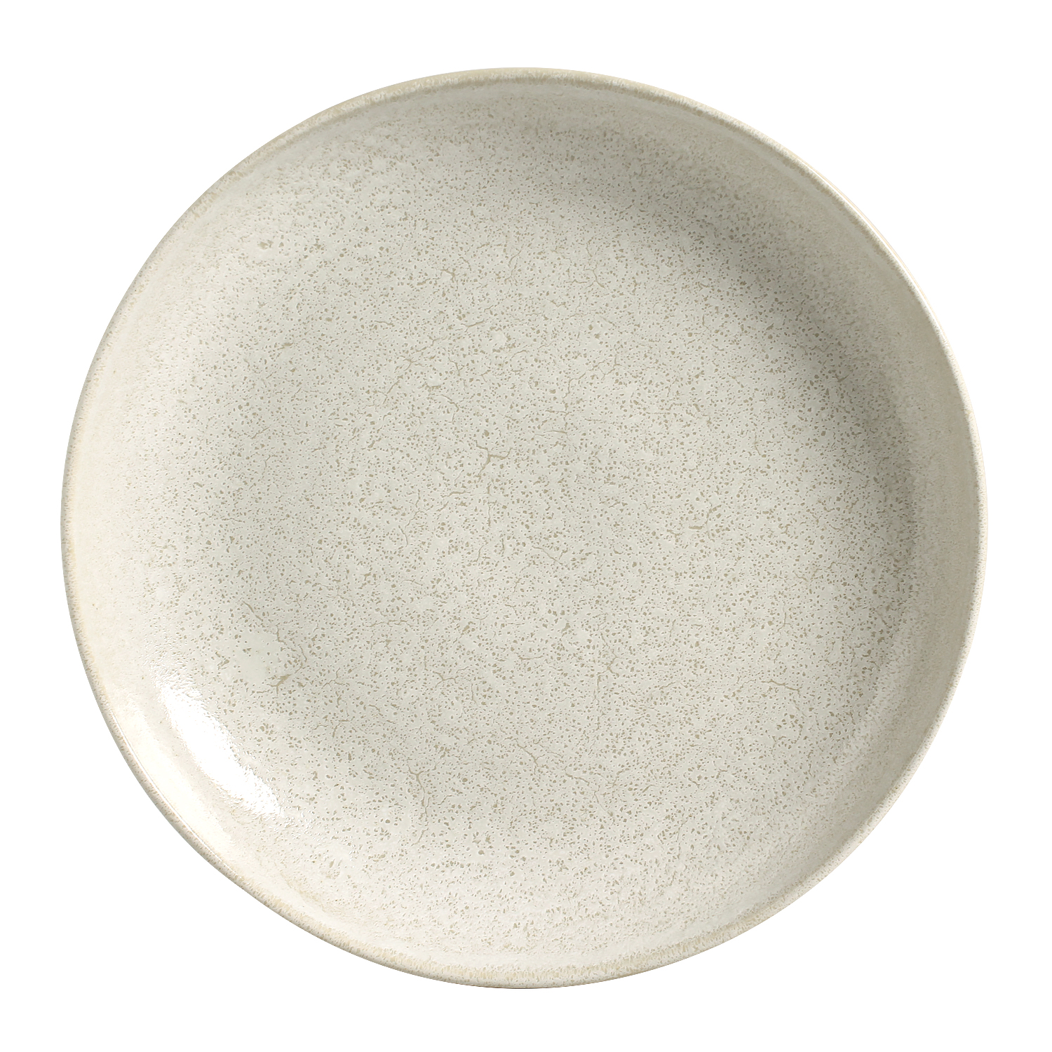 Organic Round Platter 36cm Vanilla
