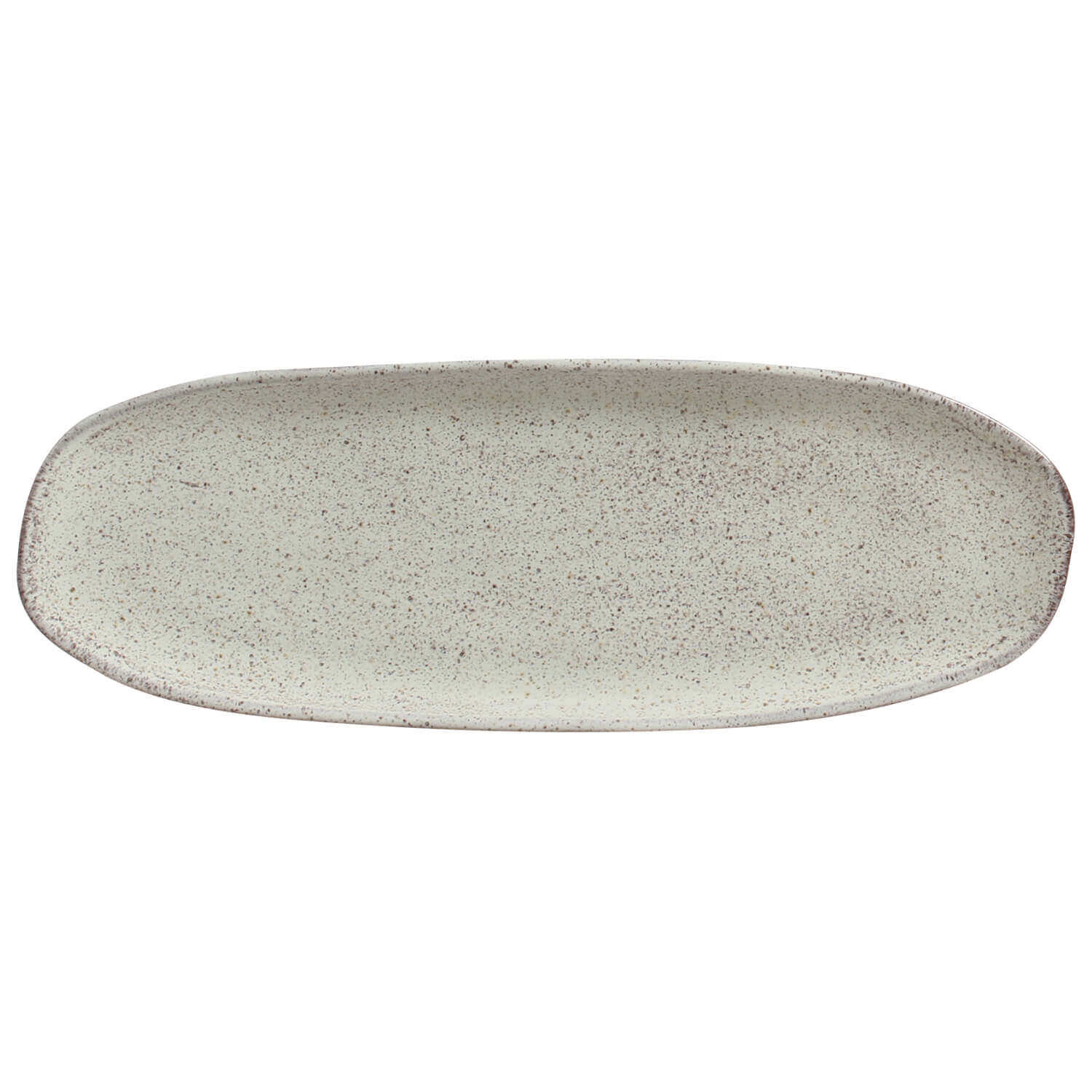 Organic  Oval Platter 36x13cm Pistache