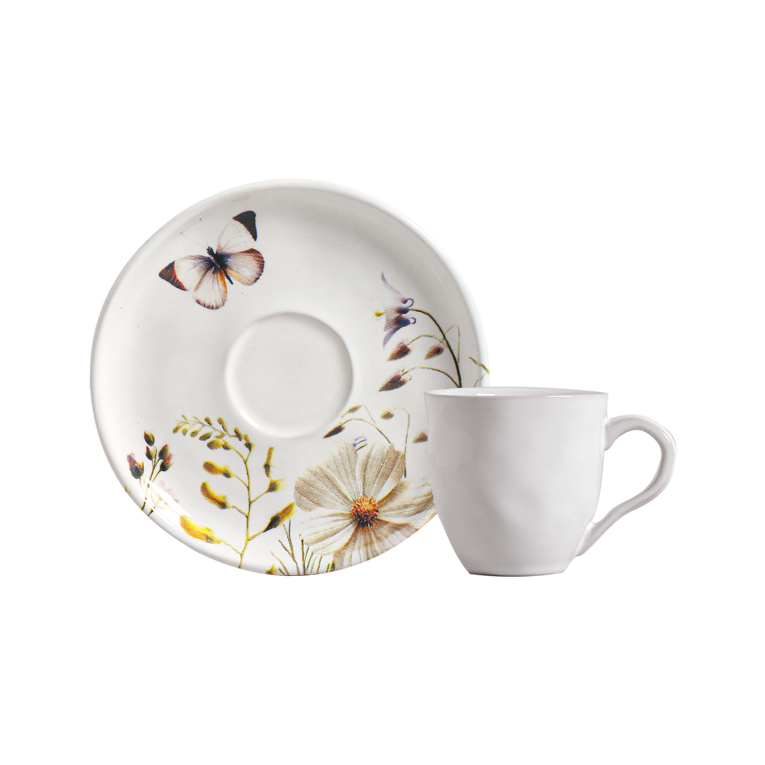 Bio Coffee Cup And Saucer 120ml Encanto