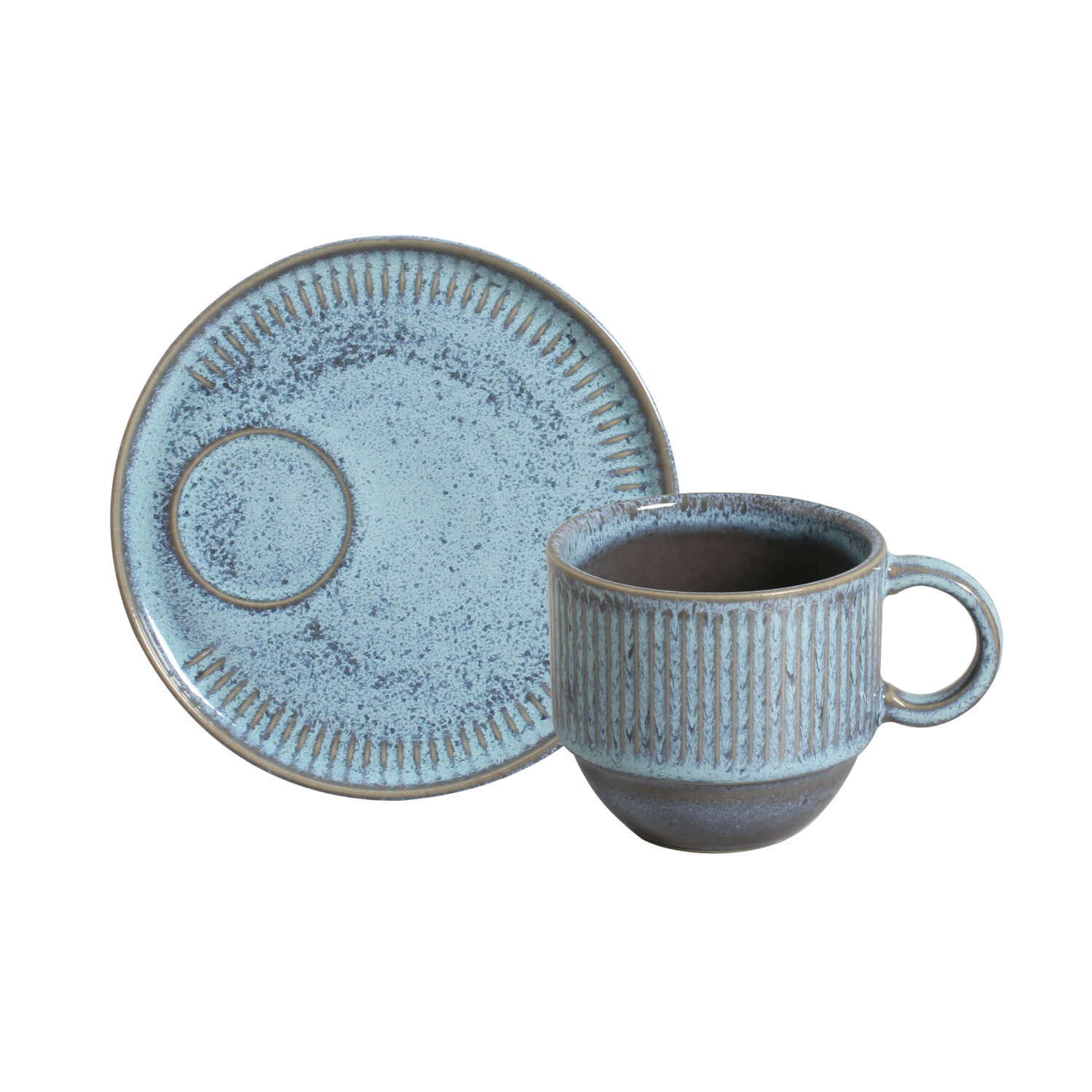 Linhas Tea Cup And Saucer 230ml Breeze