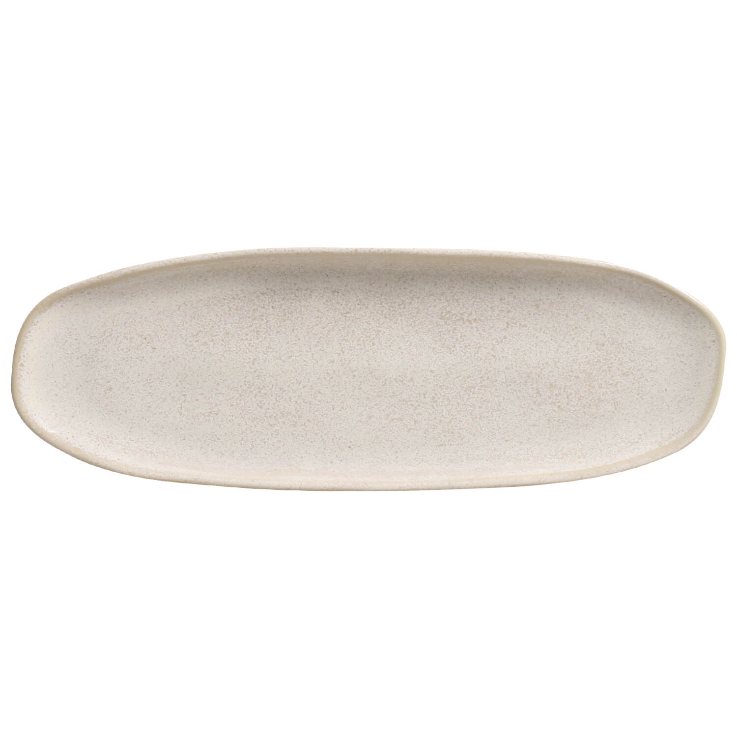 Organic  Oval Platter 36x13cm Latte