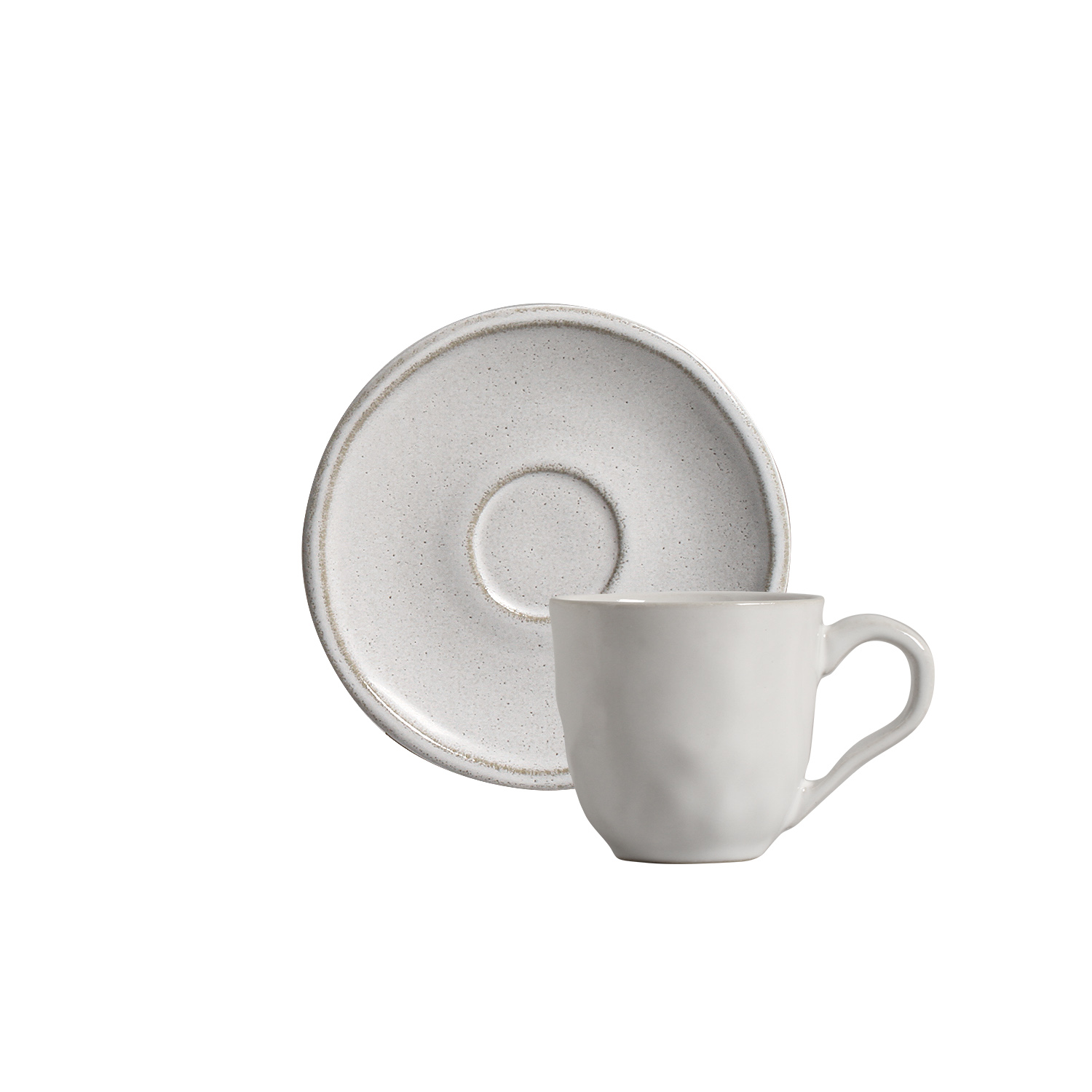 Daily Coffee Cup And Saucer 70ml Snow