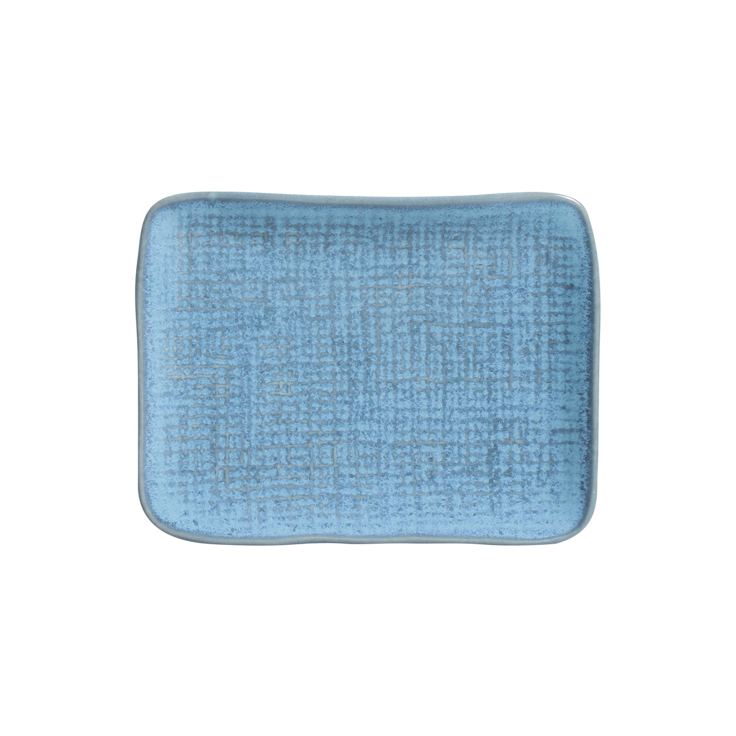 Juta Rectangular Platter 18x14cm Breeze