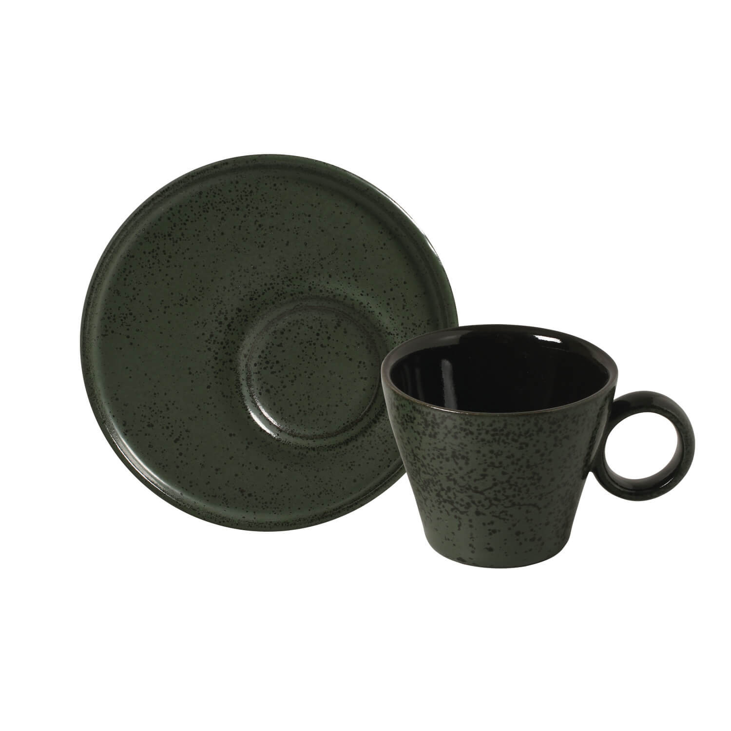 Neo Tea Cup And Saucer 210ml Greenery