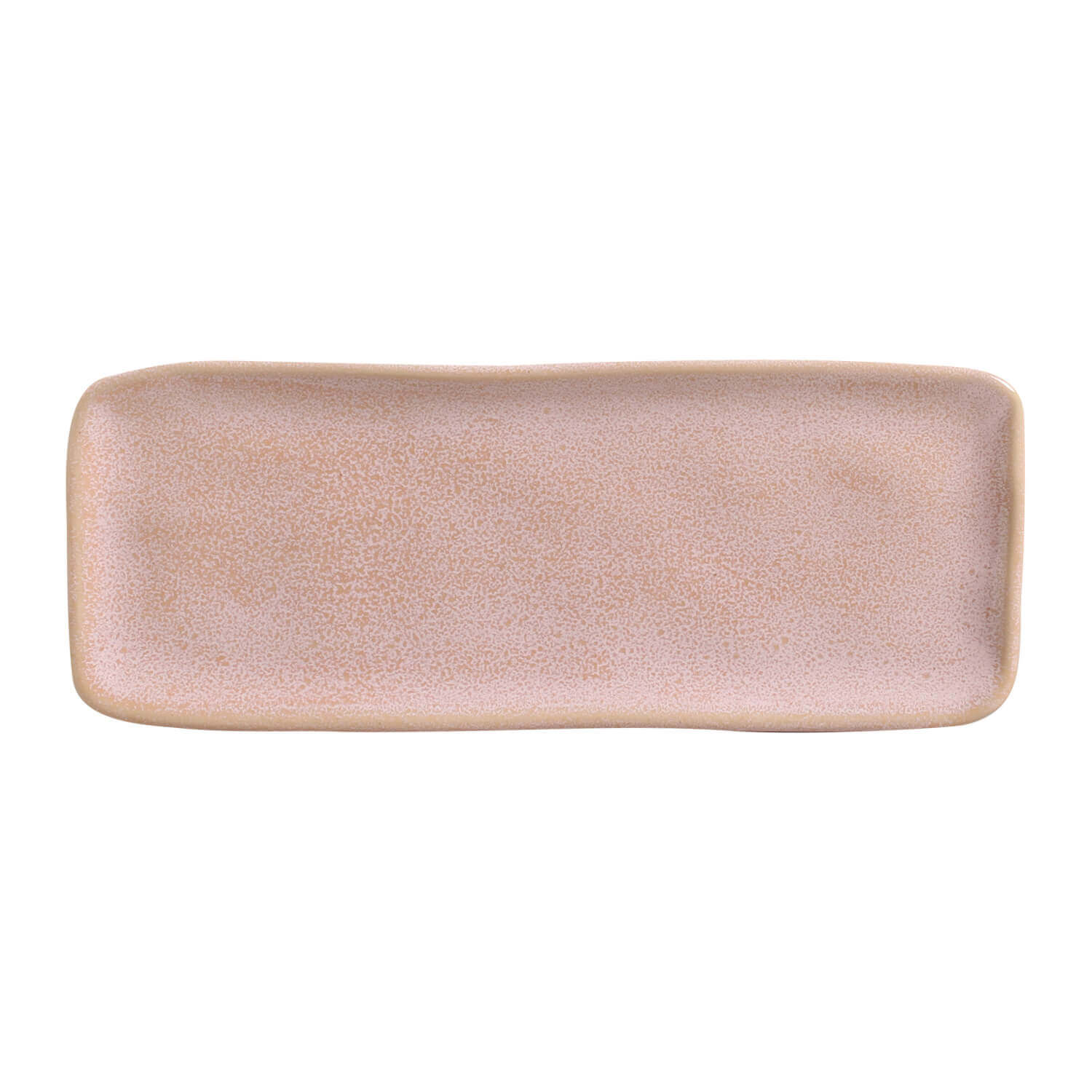 Organic Rectangular Platter 33x13cm Litchi