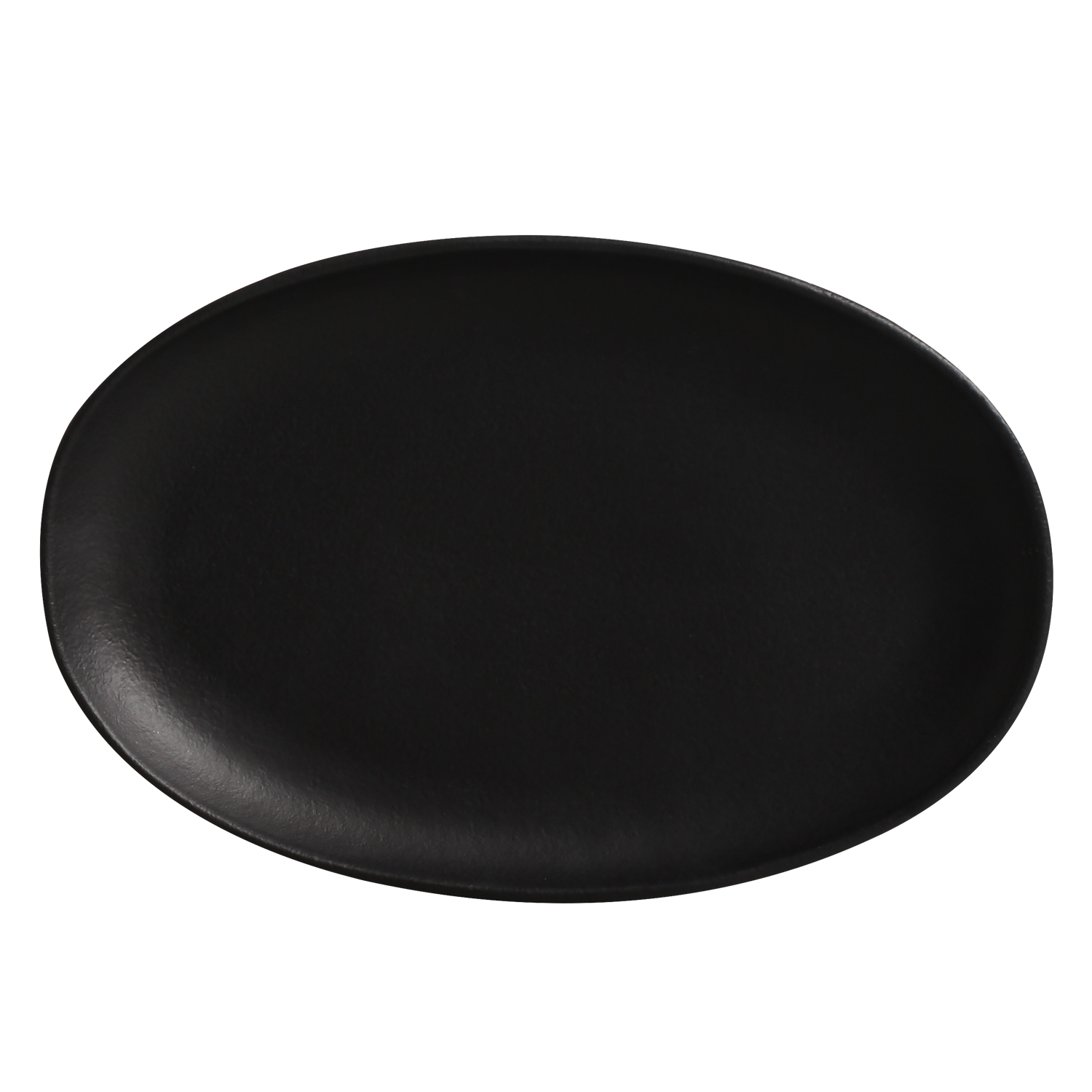 Organic  Oval Platter 30x20cm Preto Matte