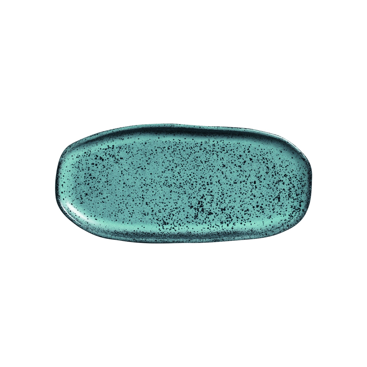Organic  Oval Platter 23x11cm Night Sky